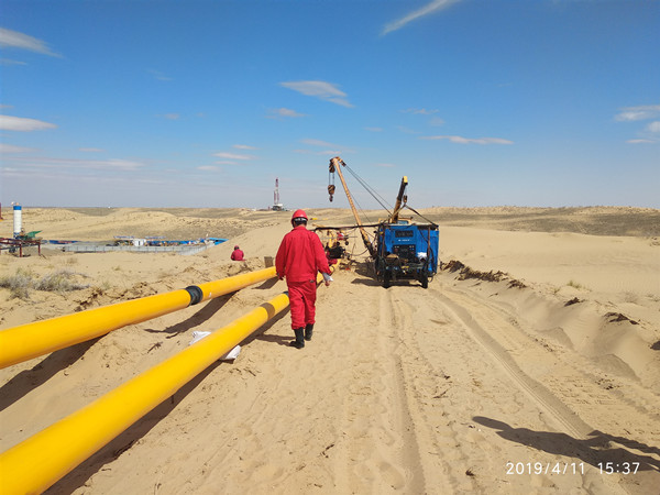 熊谷柴油發(fā)電電焊機(jī)在新疆克拉瑪依油區(qū)工程建設(shè)