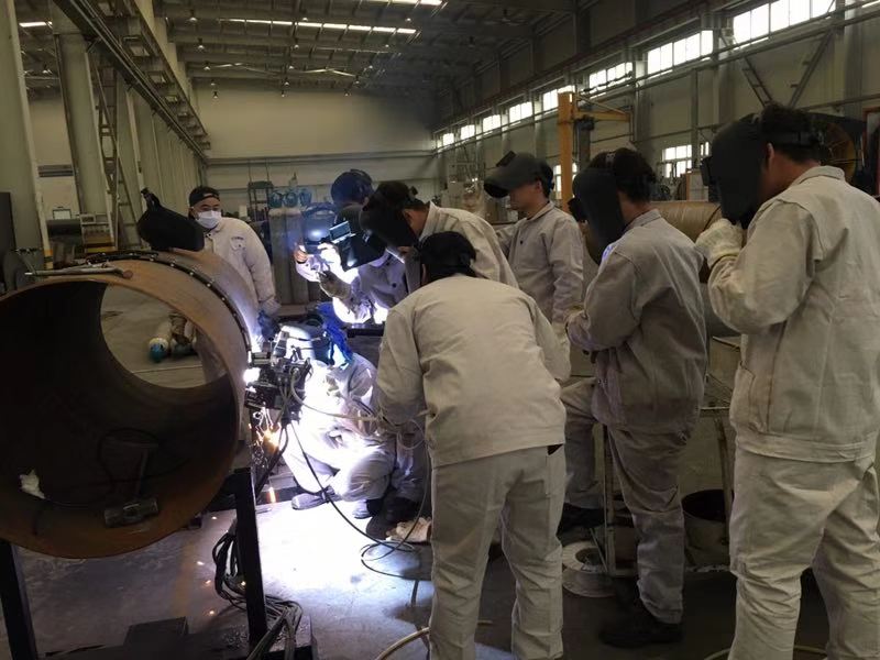 熱力管道公司使用熊谷管道全自動焊機